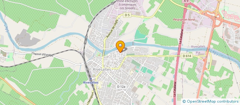 localisation de l'entreprise MADAME SYLVIE PARNAUD  RIVESALTES