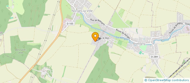 localisation de l'entreprise MADAME SYLVIE PARRIAUX  NORGES-LA-VILLE