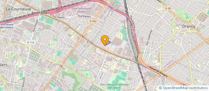 localisation de l'entreprise MADAME SYLVIE PARVIN  DRANCY