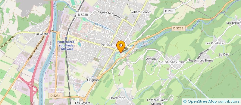 localisation de l'entreprise MADAME SYLVIE PASIAN  PONTCHARRA