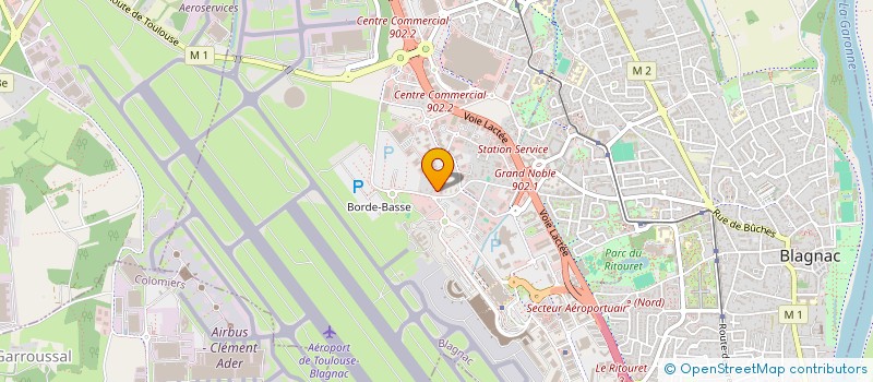 localisation de l'entreprise MADAME SYLVIE PASQUES  BLAGNAC