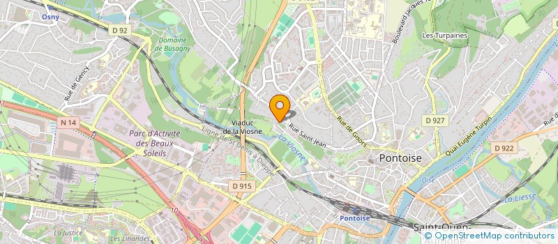 localisation de l'entreprise MADAME SYLVIE PASQUIER à PONTOISE