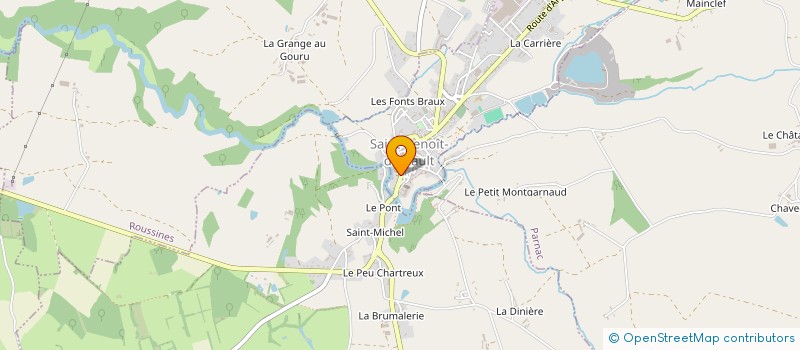 localisation de l'entreprise MADAME SYLVIE PASQUOTTI à SAINT-BENOIT-DU-SAULT