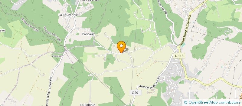 localisation de l'entreprise MADAME SYLVIE PASSEGAND  COULOUNIEIX CHAMIERS