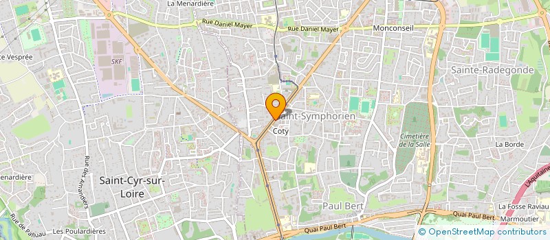 localisation de l'entreprise MADAME SYLVIE PASTRE  TOURS