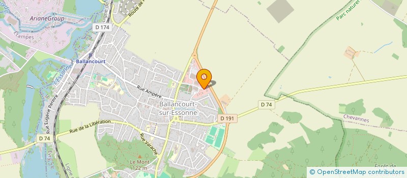 localisation de l'entreprise MADAME SYLVIE PATEZ  BALLANCOURT-SUR-ESSONNE