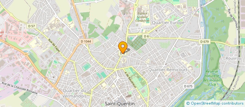 localisation de l'entreprise MADAME SYLVIE PATIE à SAINT-QUENTIN