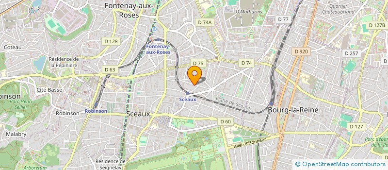 localisation de l'entreprise MADAME SYLVIE PATTE à SCEAUX