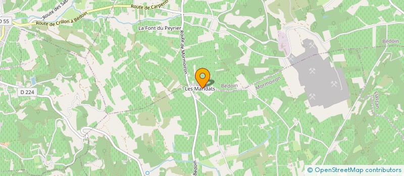 localisation de l'entreprise MADAME SYLVIE PAULEAU  MORMOIRON