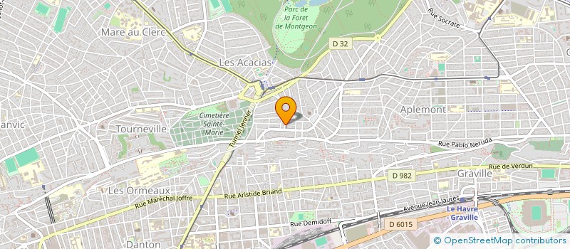 localisation de l'entreprise MADAME SYLVIE PAULVAICHE-BISSON  LE HAVRE