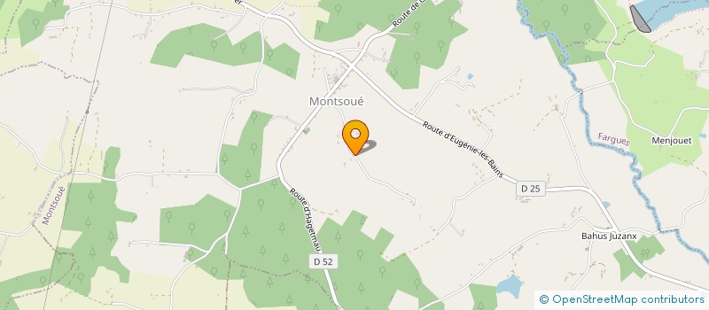 localisation de l'entreprise MADAME SYLVIE PAUZAT  MONTSOUE