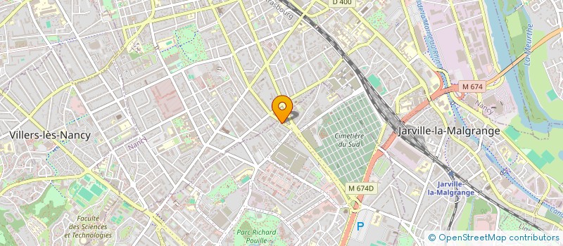 localisation de l'entreprise MADAME SYLVIE PAVOT  VANDUVRE-LES-NANCY