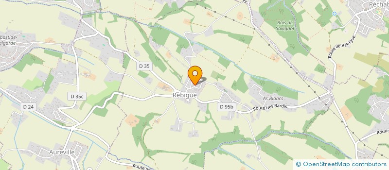 localisation de l'entreprise MADAME SYLVIE PAYRISSAT à REBIGUE