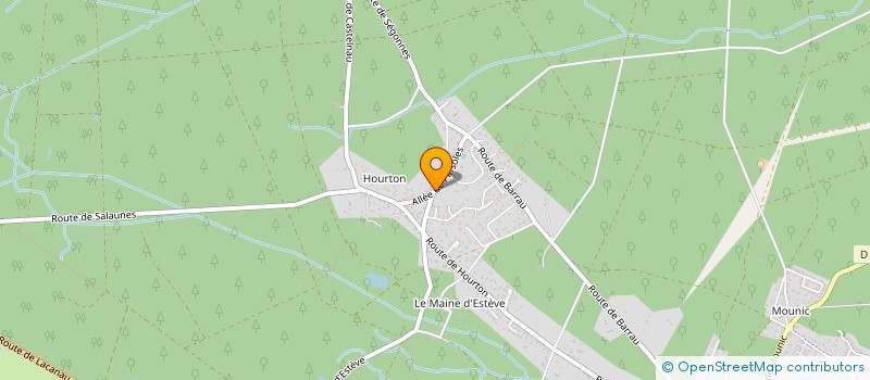 localisation de l'entreprise MADAME SYLVIE PEAU  SAINT-AUBIN-DE-MEDOC