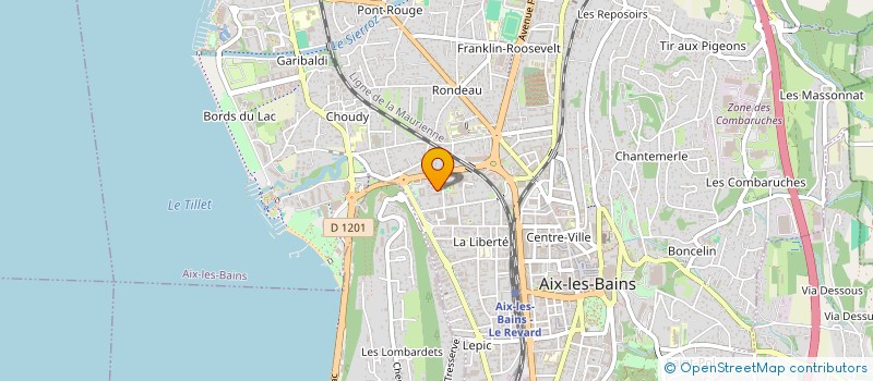 localisation de l'entreprise MADAME SYLVIE PEILLET  AIX-LES-BAINS