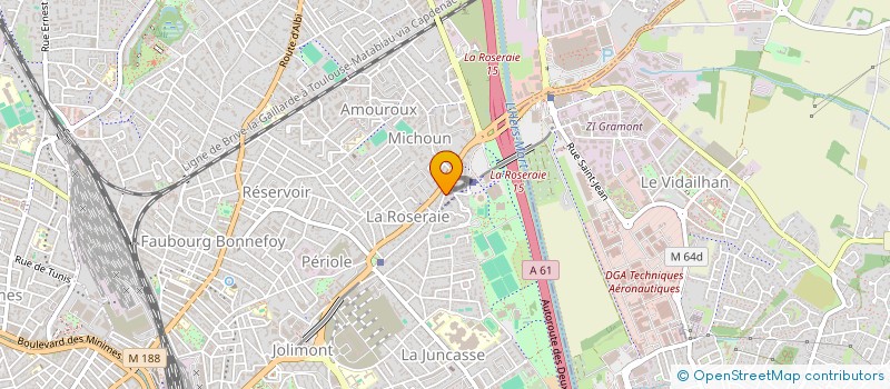localisation de l'entreprise MADAME SYLVIE PELISSIER  TOULOUSE