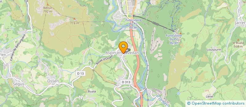 localisation de l'entreprise MADAME SYLVIE PELUHET  ASPIN-EN-LAVEDAN