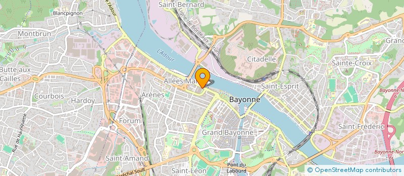 localisation de l'entreprise MADAME SYLVIE PENA  BAYONNE