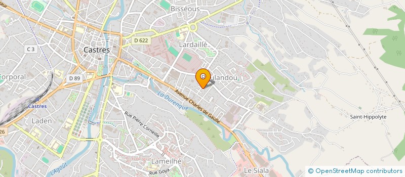 localisation de l'entreprise MADAME SYLVIE PENNET à CASTRES