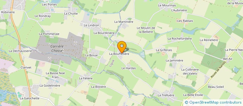 localisation de l'entreprise MADAME SYLVIE PENNETIER à LIGNE