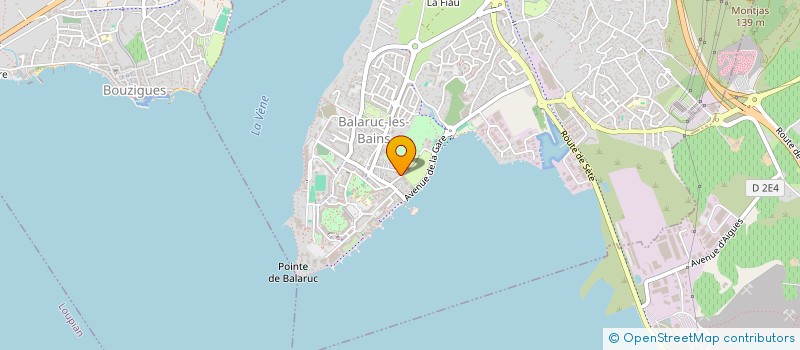 localisation de l'entreprise MADAME SYLVIE PERAT  BALARUC LES BAINS