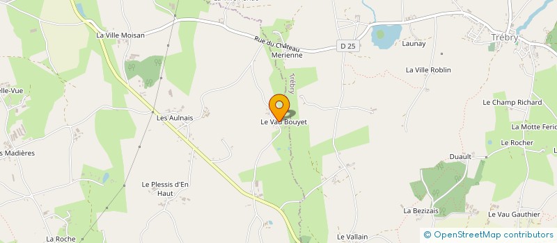 localisation de l'entreprise MADAME SYLVIE PERCHERON  TREDANIEL