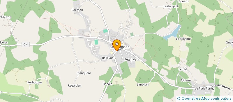 localisation de l'entreprise MADAME SYLVIE PERDRIAU à MALGUENAC