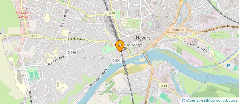 localisation de l'entreprise MADAME SYLVIE PEREIRA à NEVERS