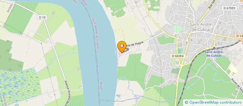 localisation de l'entreprise MADAME SYLVIE PEREIRA  SAINT-ANDRE-DE-CUBZAC