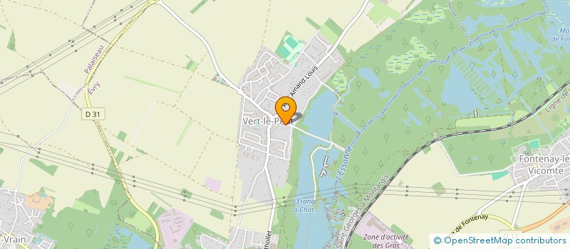 localisation de l'entreprise MADAME SYLVIE PEREIRA DA SILVA  VERT-LE-PETIT