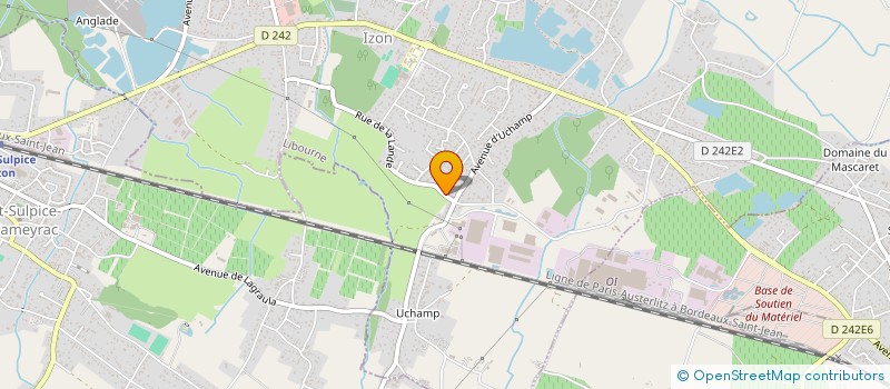 localisation de l'entreprise MADAME SYLVIE PEREZ  IZON