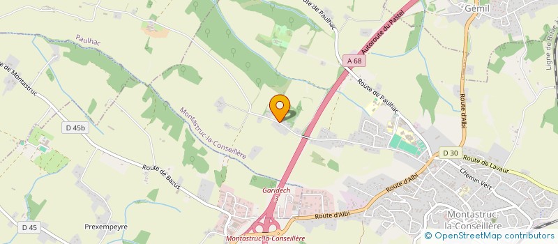 localisation de l'entreprise MADAME SYLVIE PEREZ CANO  MONTASTRUC-LA-CONSEILLERE