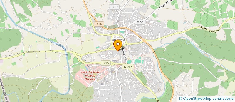 localisation de l'entreprise MADAME SYLVIE PERILLIER  LAMBESC