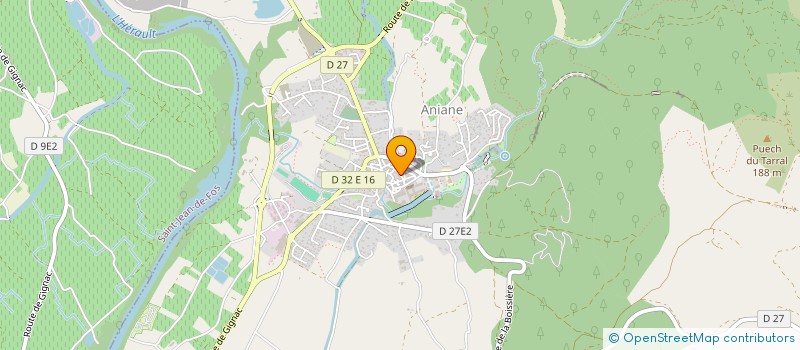 localisation de l'entreprise MADAME SYLVIE PERNODET  ANIANE