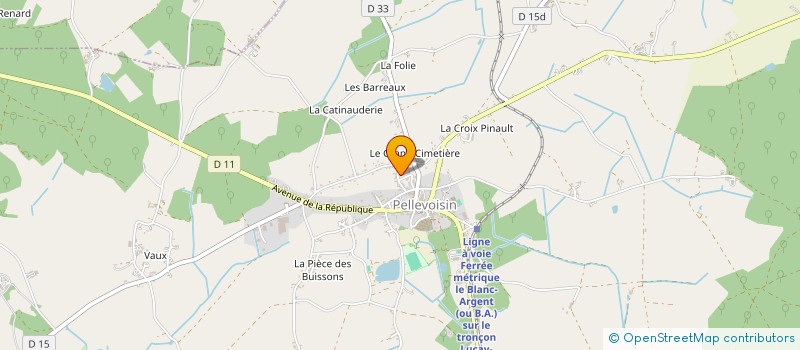 localisation de l'entreprise MADAME SYLVIE PEROT à PELLEVOISIN
