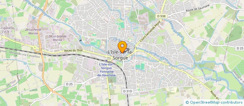 localisation de l'entreprise MADAME SYLVIE PERRIER à L'ISLE-SUR-LA-SORGUE