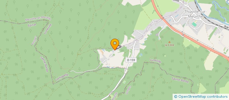 localisation de l'entreprise MADAME SYLVIE PERRIN  THIAVILLE-SUR-MEURTHE