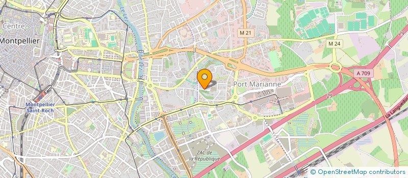 localisation de l'entreprise MADAME SYLVIE PERROT à MONTPELLIER