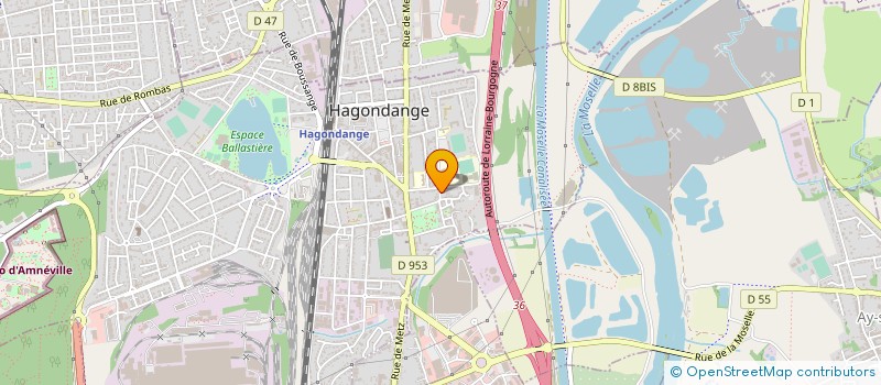 localisation de l'entreprise MADAME SYLVIE PERSON  HAGONDANGE