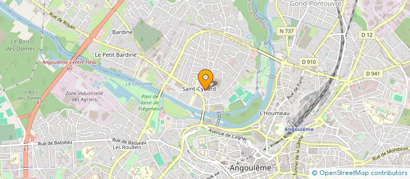 localisation de l'entreprise MADAME SYLVIE PERVERY à ANGOULEME
