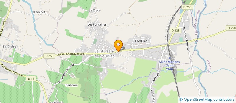 localisation de l'entreprise MADAME SYLVIE PESQUIDOUS à SAINT-CHRISTOLY-DE-BLAYE