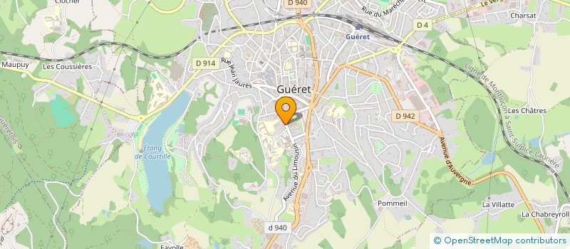 localisation de l'entreprise MADAME SYLVIE PETIOT  GUERET