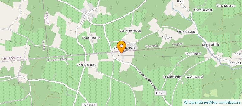 localisation de l'entreprise MADAME SYLVIE PETIT à CHERAC