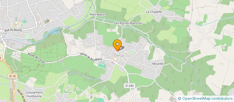 localisation de l'entreprise MADAME SYLVIE PETITCOLAS à CENAC