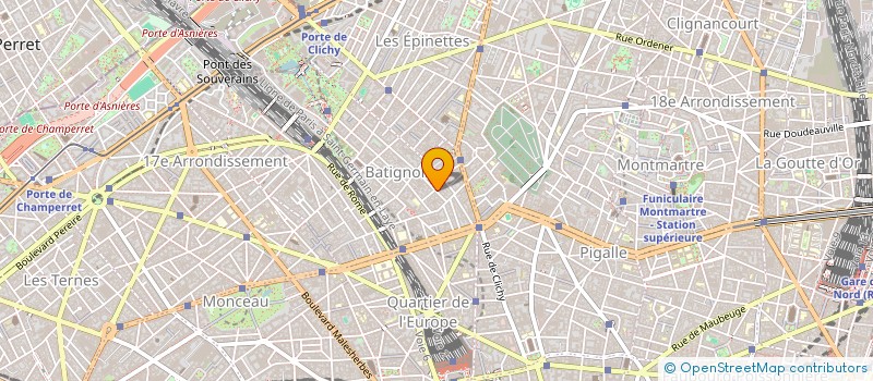 localisation de l'entreprise MADAME SYLVIE PETITJEAN  PARIS