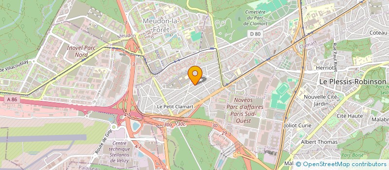 localisation de l'entreprise MADAME SYLVIE PETRUZ à CLAMART