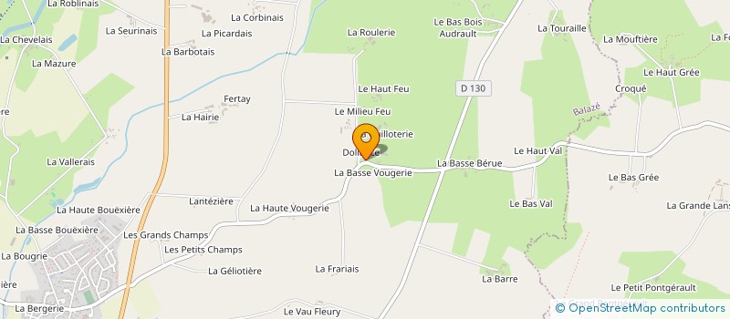 localisation de l'entreprise MADAME SYLVIE PEU  BALAZE