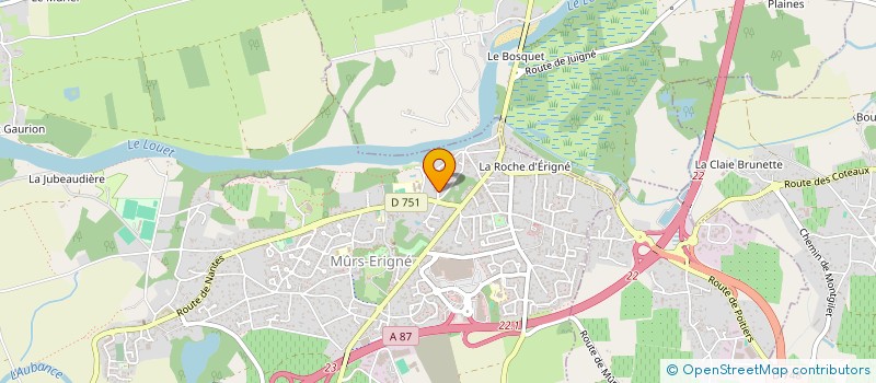 localisation de l'entreprise MADAME SYLVIE PEUCHOT  MURS-ERIGNE