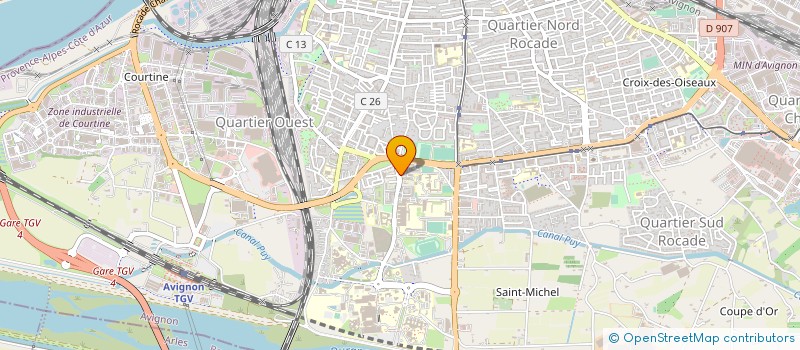 localisation de l'entreprise MADAME SYLVIE PEYRON  AVIGNON