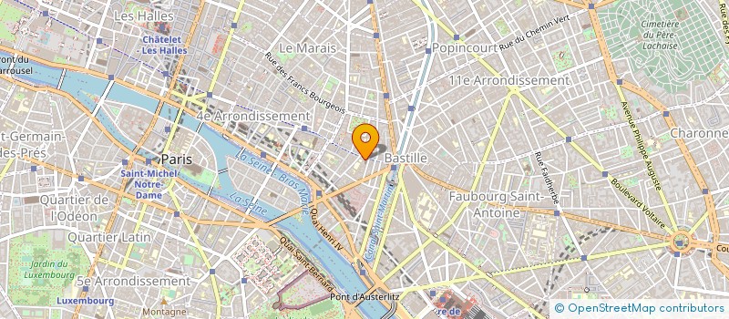 localisation de l'entreprise MADAME SYLVIE PEYRUCQ  PARIS